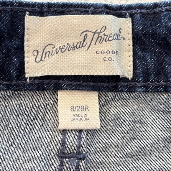 Universal Thread Denim Jean Shorts Vintage Midi Womens Size 8 Stretch Denim - Picture 8 of 12